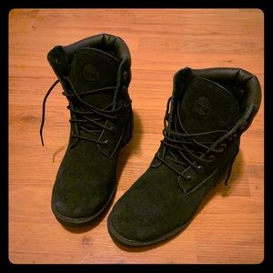 Black Timberland Ankle Boots